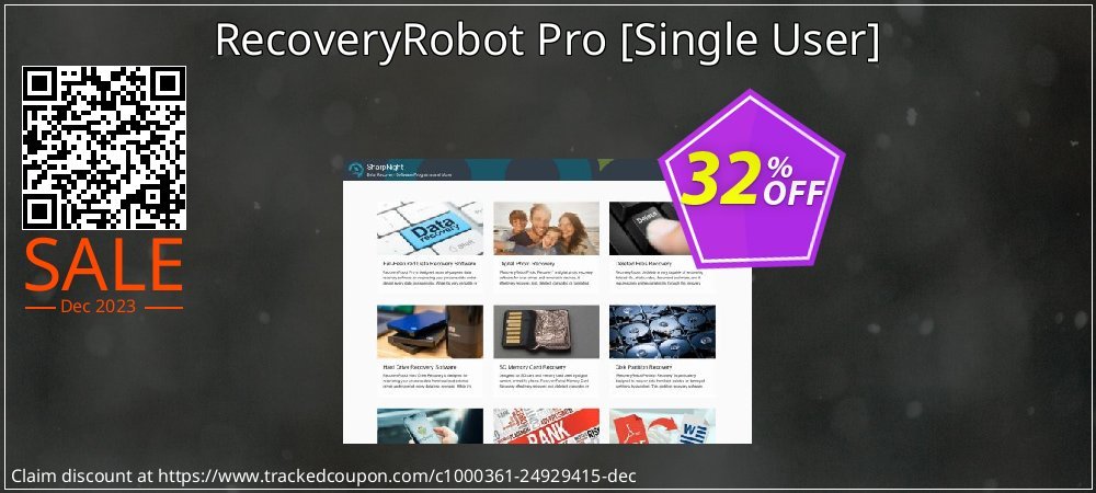 RecoveryRobot Pro  - Single User  coupon on National Walking Day offering discount