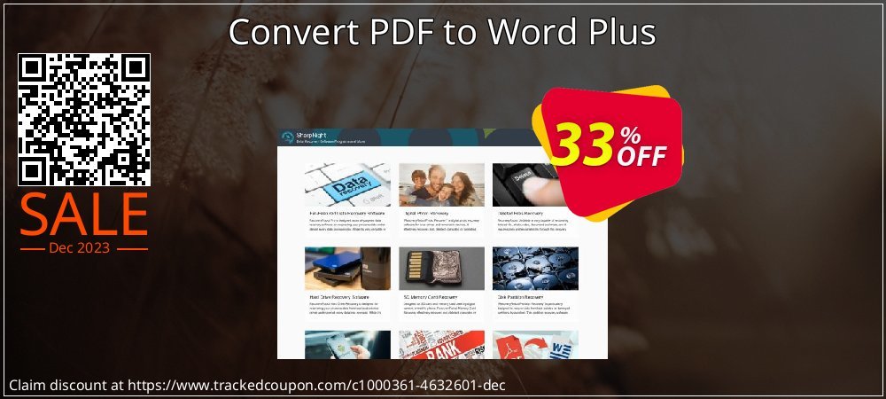 Convert PDF to Word Plus coupon on World Party Day promotions