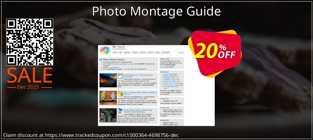 Get 20% OFF Photo Montage Guide promo sales