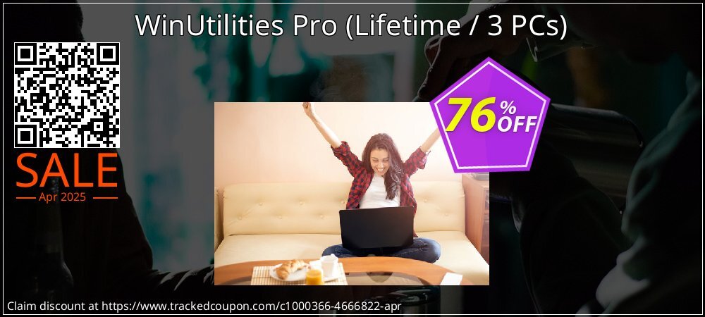 WinUtilities Pro - Lifetime / 3 PCs  coupon on April Fools' Day discounts