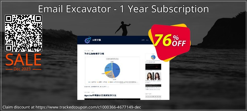 Email Excavator - 1 Year Subscription coupon on Tell a Lie Day offer