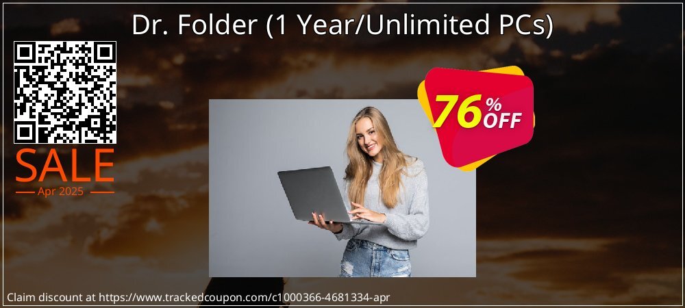 Dr. Folder - 1 Year/Unlimited PCs  coupon on World Password Day discount