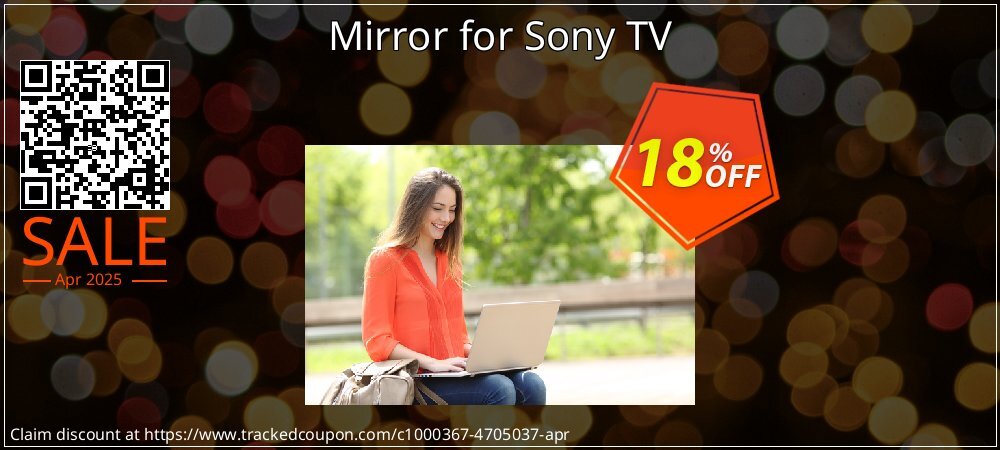 Mirror for Sony TV coupon on April Fools' Day sales