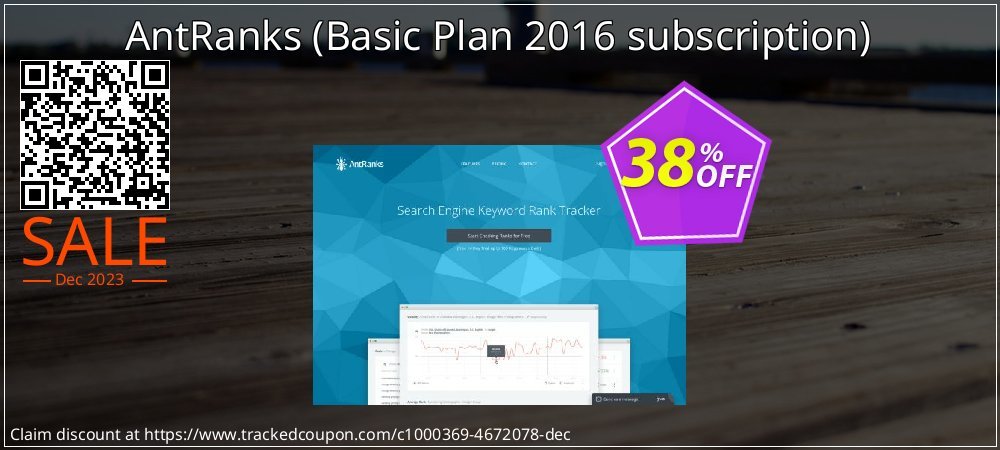AntRanks - Basic Plan 2016 subscription  coupon on Easter Day deals