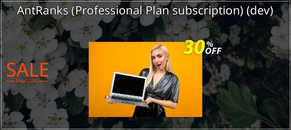 AntRanks - Professional Plan subscription - dev  coupon on World Party Day sales