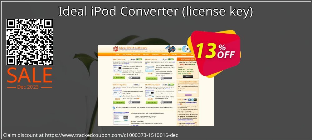 Ideal iPod Converter - license key  coupon on National Loyalty Day offering discount