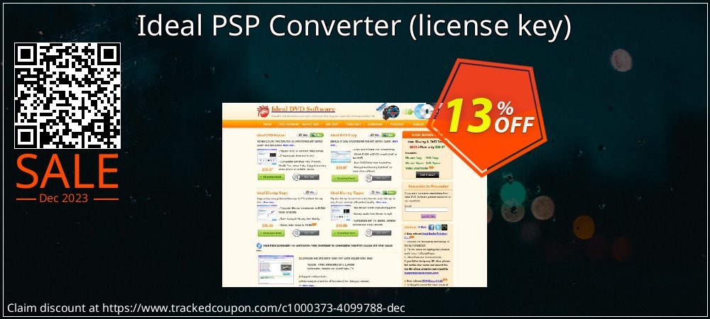 Ideal PSP Converter - license key  coupon on Virtual Vacation Day super sale
