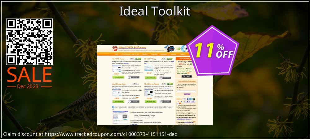 Ideal Toolkit coupon on World Party Day discounts