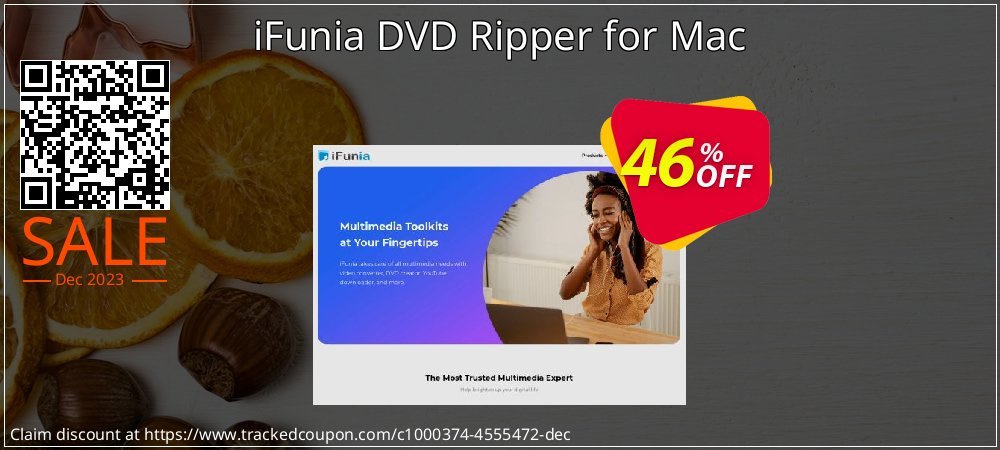 iFunia DVD Ripper for Mac coupon on April Fools' Day offering discount