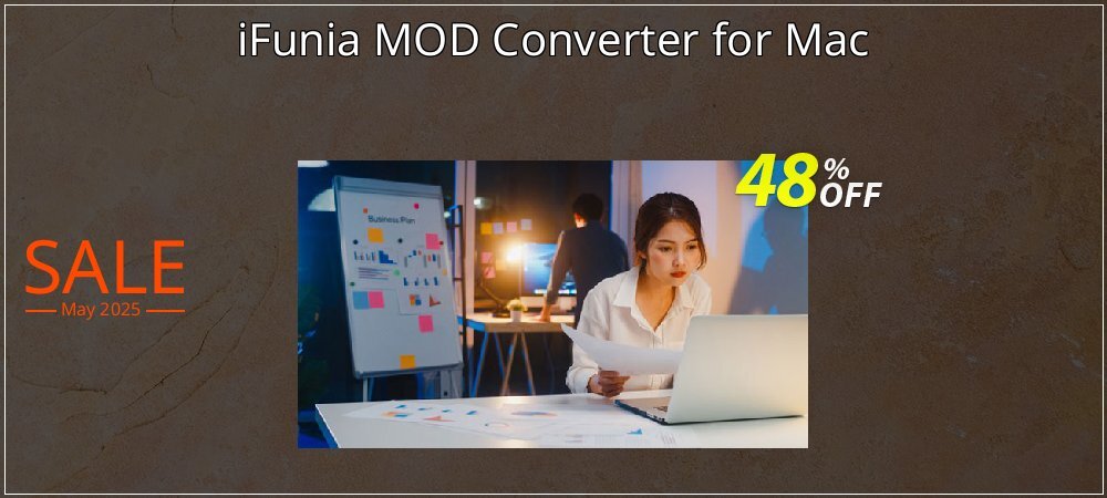 iFunia MOD Converter for Mac coupon on April Fools' Day sales