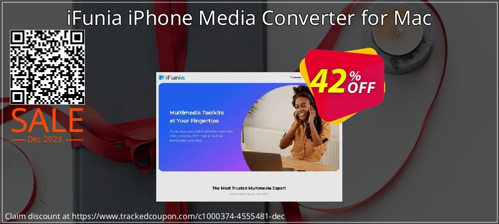iFunia iPhone Media Converter for Mac coupon on World Party Day offering discount
