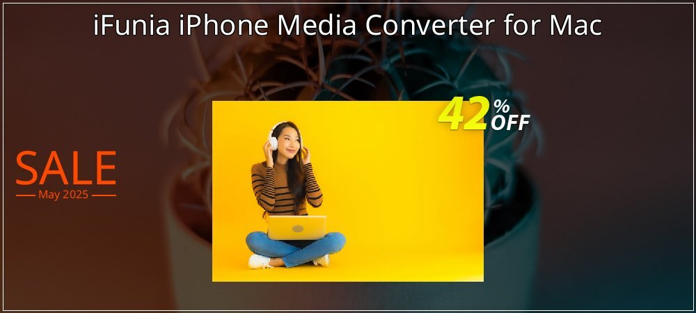 iFunia iPhone Media Converter for Mac coupon on World Party Day offering discount