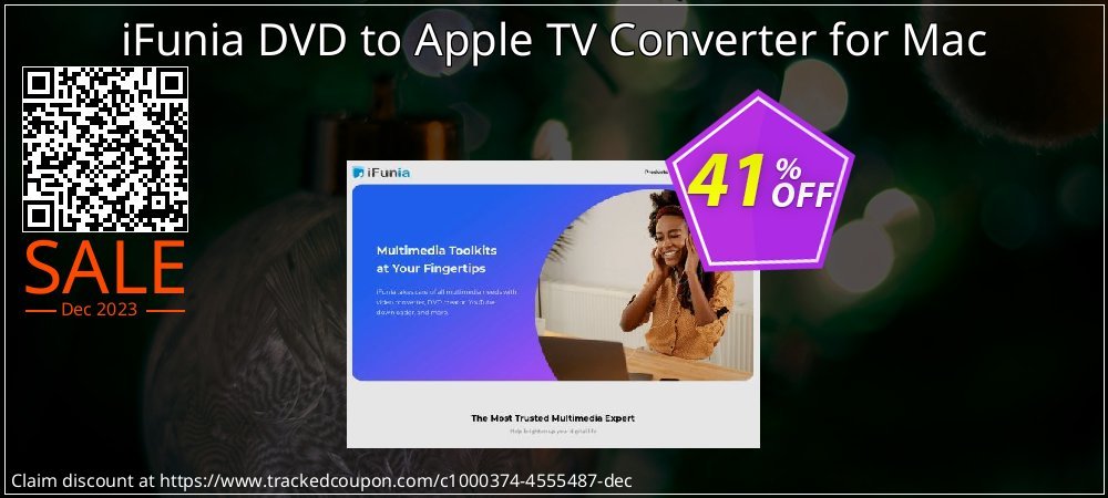 iFunia DVD to Apple TV Converter for Mac coupon on Working Day offer