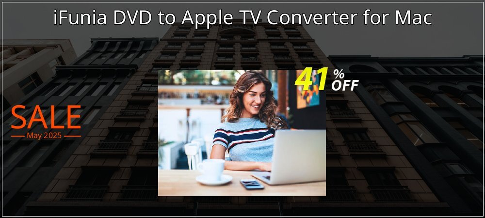 iFunia DVD to Apple TV Converter for Mac coupon on April Fools' Day deals