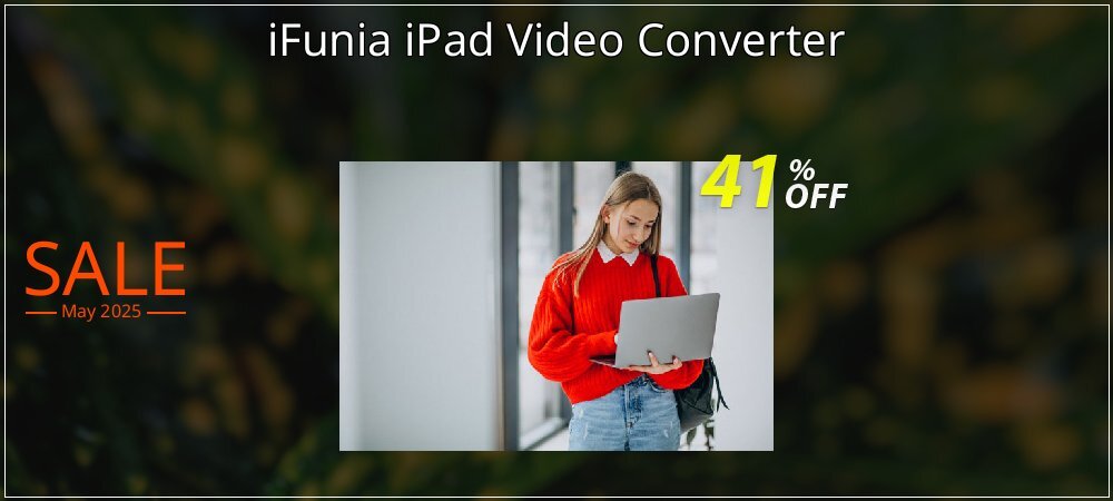 iFunia iPad Video Converter coupon on National Walking Day discount