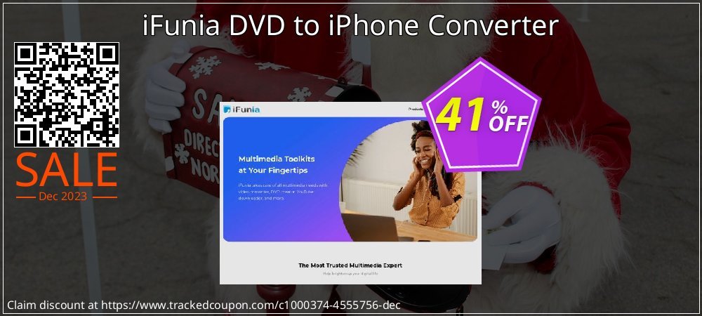 iFunia DVD to iPhone Converter coupon on World Party Day sales