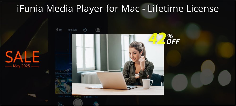 iFunia Media Player for Mac - Lifetime License coupon on World Password Day offering sales