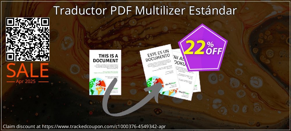 Traductor PDF Multilizer Estándar coupon on National Memo Day super sale