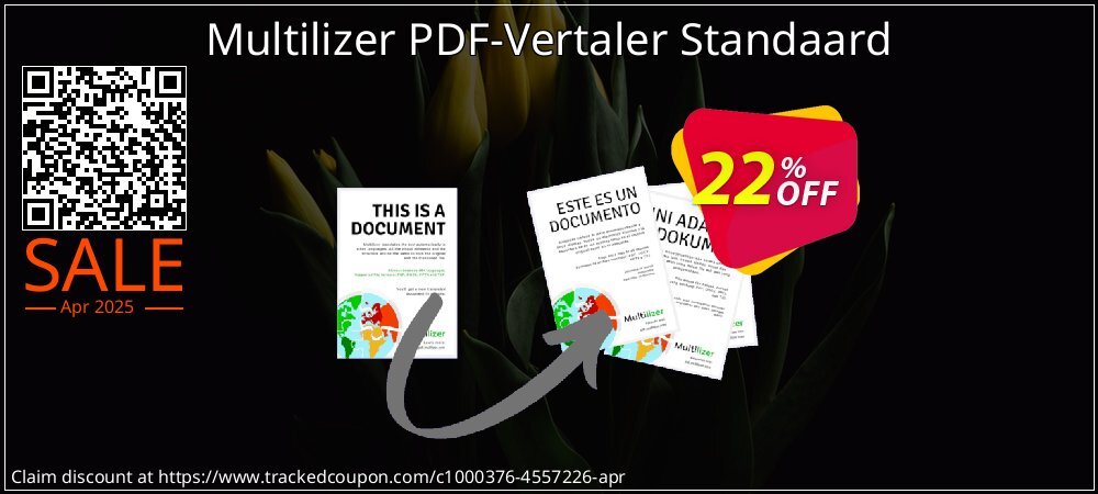 Multilizer PDF-Vertaler Standaard coupon on World Party Day offering sales