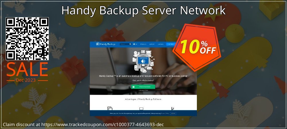 Handy Backup Server Network coupon on Constitution Memorial Day offer