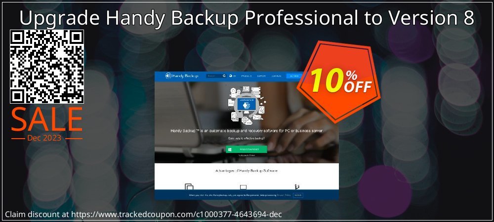Upgrade Handy Backup Professional to Version 8 coupon on Tell a Lie Day offer