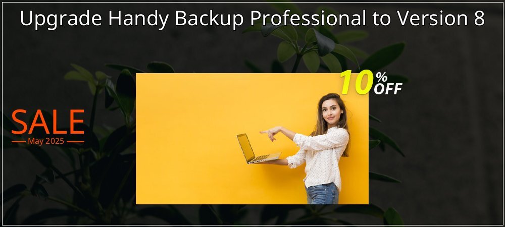 Upgrade Handy Backup Professional to Version 8 coupon on National Smile Day discount