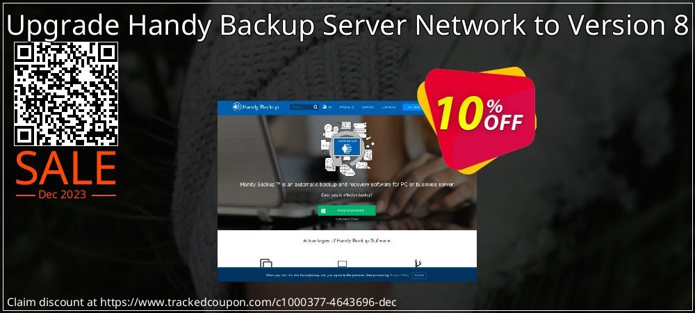 Upgrade Handy Backup Server Network to Version 8 coupon on National Loyalty Day offering sales