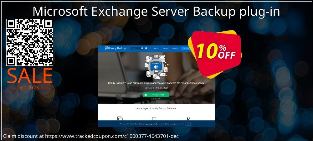Microsoft Exchange Server Backup plug-in coupon on World Party Day sales