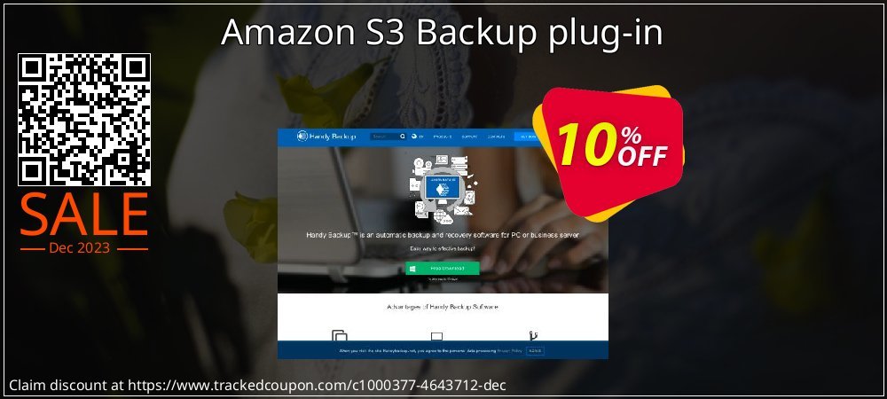Amazon S3 Backup plug-in coupon on April Fools' Day offer