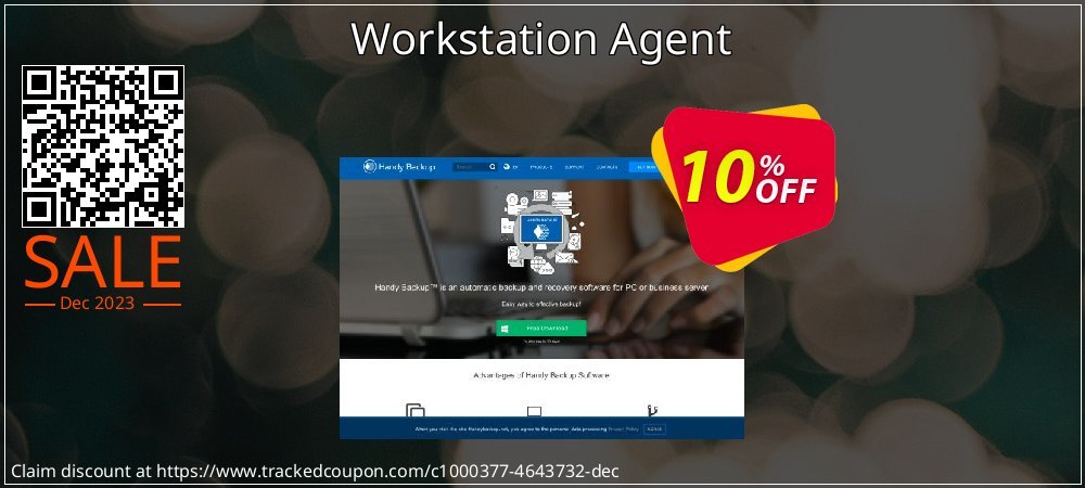Workstation Agent coupon on Working Day offering sales