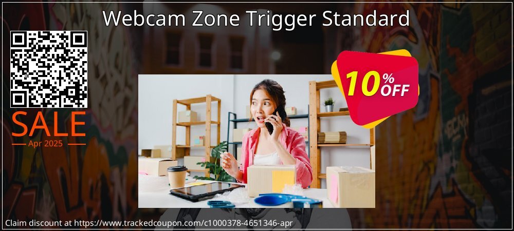 Webcam Zone Trigger Standard coupon on Palm Sunday offering discount