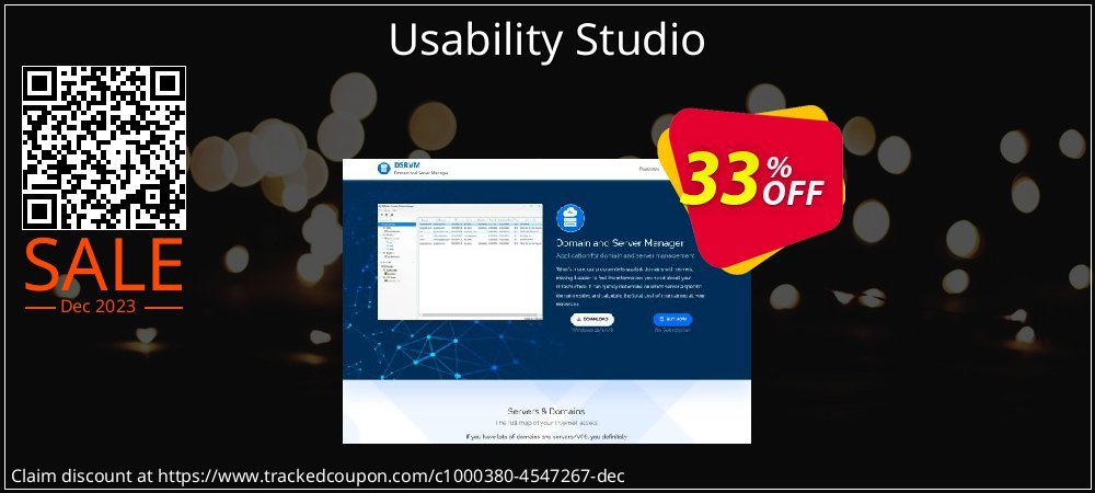 Usability Studio coupon on April Fools' Day offering discount