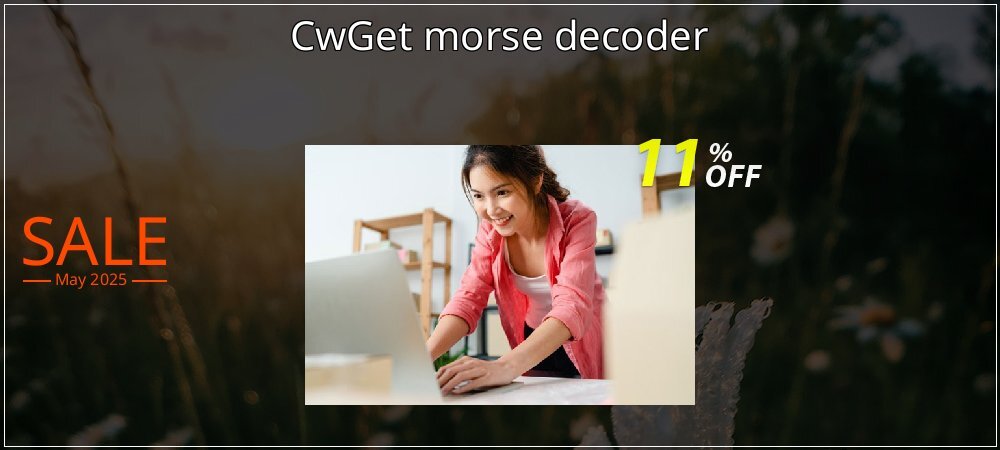CwGet morse decoder coupon on National Pizza Party Day offering sales