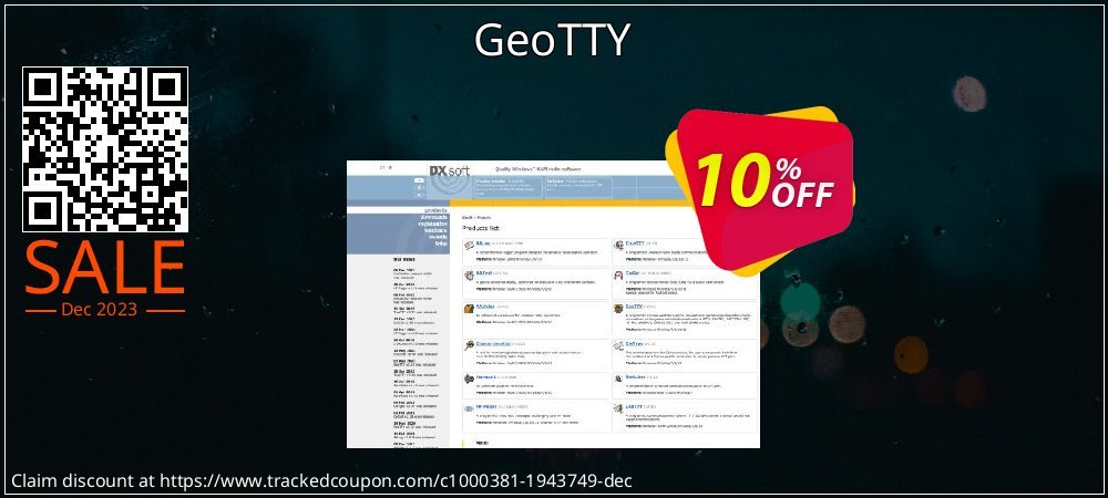 GeoTTY coupon on Tell a Lie Day discounts
