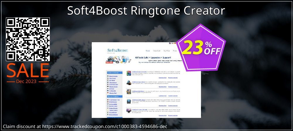 Soft4Boost Ringtone Creator coupon on National Loyalty Day super sale