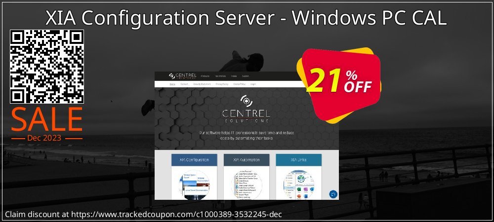 XIA Configuration Server - Windows PC CAL coupon on National Walking Day offer