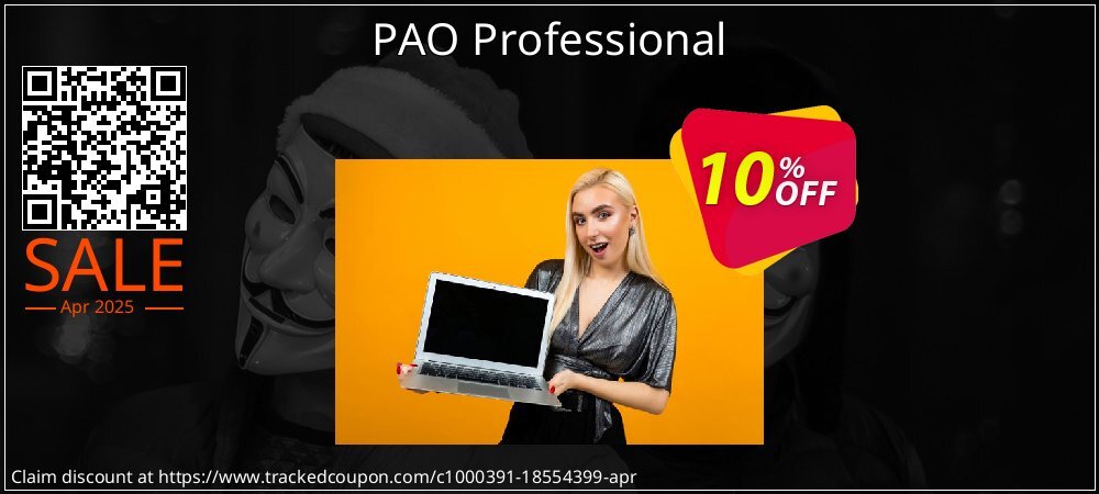 PAO Professional coupon on Tell a Lie Day super sale