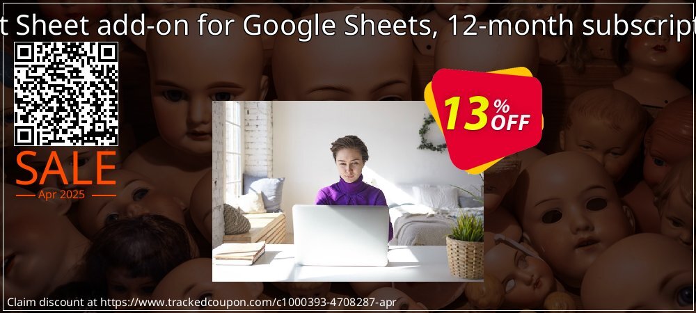 Split Sheet add-on for Google Sheets, 12-month subscription coupon on April Fools' Day sales