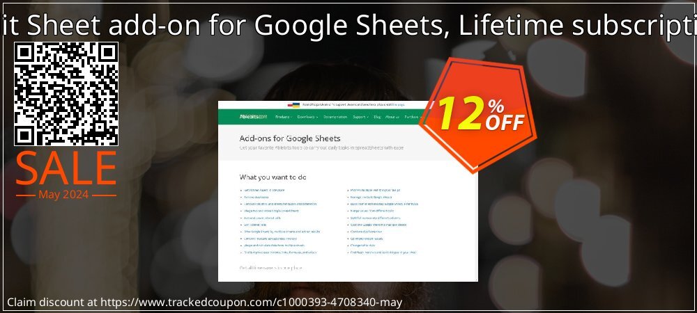 Split Sheet add-on for Google Sheets, Lifetime subscription coupon on Mother Day sales