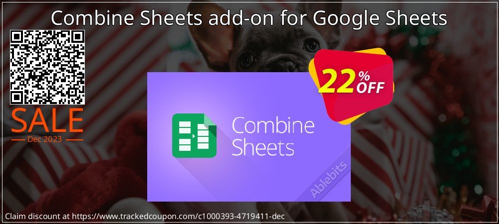 Combine Sheets add-on for Google Sheets coupon on World Party Day sales