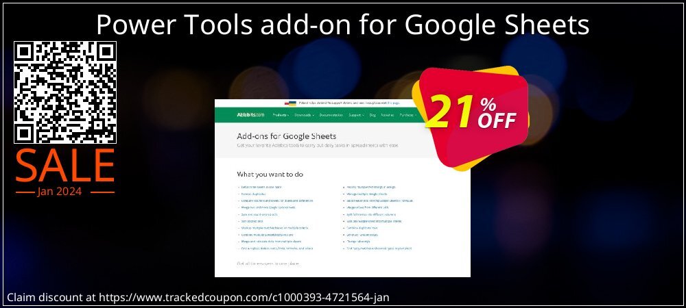 Power Tools add-on for Google Sheets coupon on National Pizza Day sales
