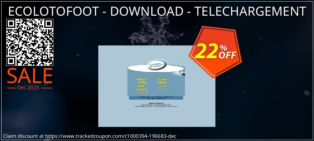 ECOLOTOFOOT - DOWNLOAD - TELECHARGEMENT coupon on Easter Day discounts