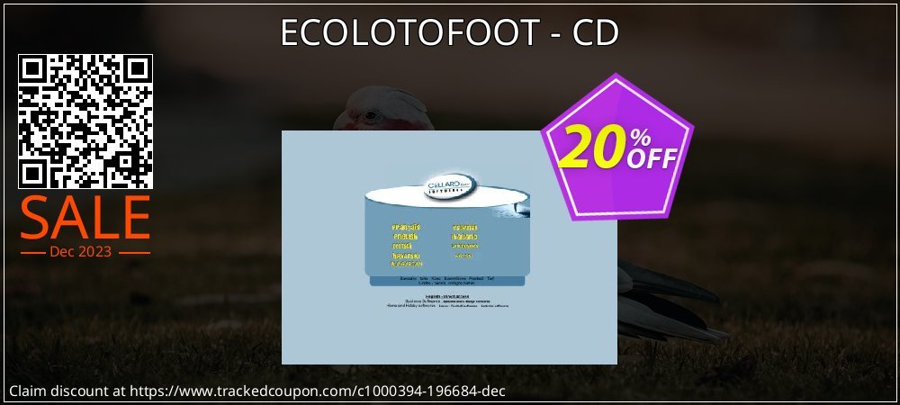 ECOLOTOFOOT - CD coupon on Tell a Lie Day promotions