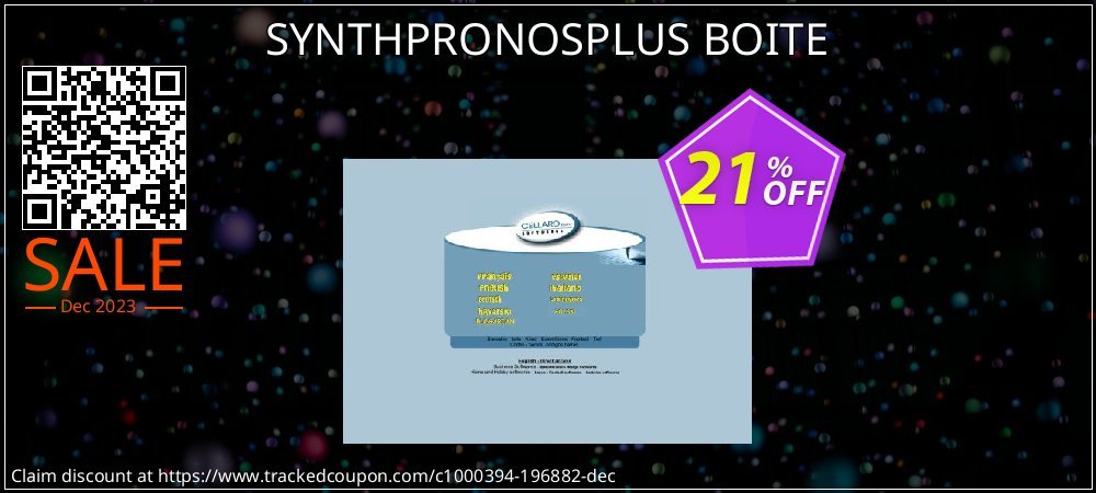 SYNTHPRONOSPLUS BOITE coupon on Working Day sales