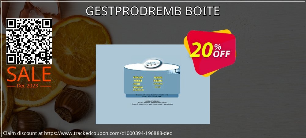 GESTPRODREMB BOITE coupon on Easter Day offering sales