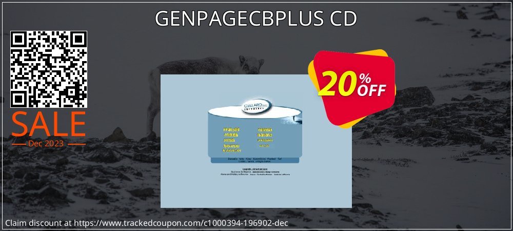 GENPAGECBPLUS CD coupon on Working Day offer