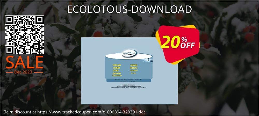 ECOLOTOUS-DOWNLOAD coupon on Palm Sunday sales