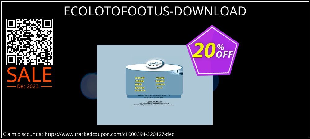 ECOLOTOFOOTUS-DOWNLOAD coupon on April Fools' Day deals