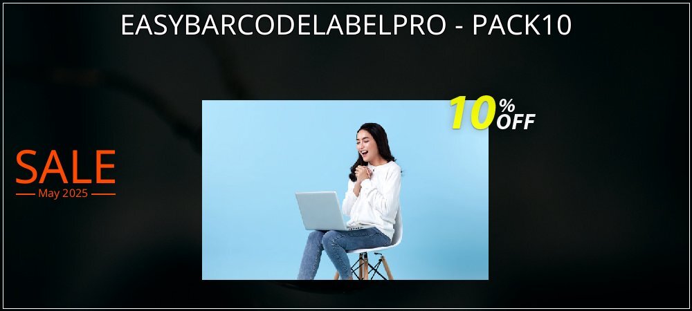 EASYBARCODELABELPRO - PACK10 coupon on National Pizza Party Day deals