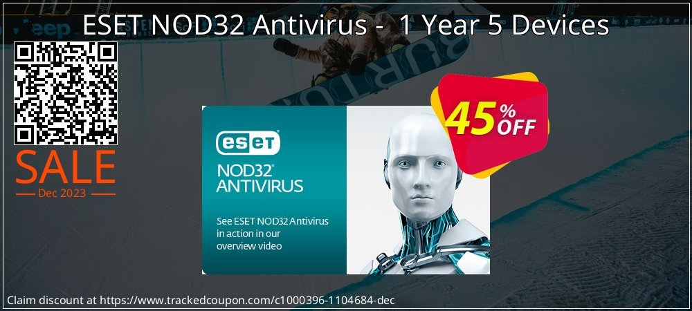 ESET NOD32 Antivirus -  1 Year 5 Devices coupon on Tell a Lie Day sales
